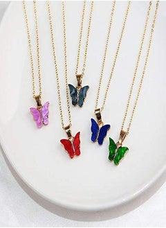 Generic Butterfly Chain Necklace Cute Jewelry (assorted color)  - Image 1