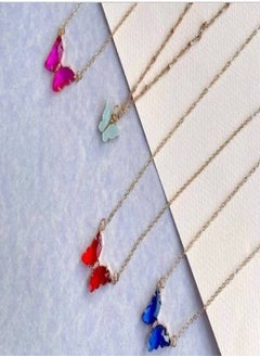 Generic Butterfly Chain Necklace Cute Jewelry (assorted color)  - Image 4