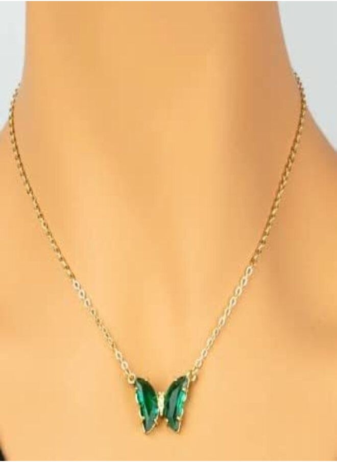 Generic Butterfly Chain Necklace Cute Jewelry (assorted color)  - Image 5