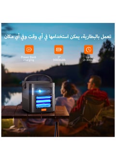 VEVSHAO VEVSHAO V50 Portable Projector, 3D WiFi Projector, 1080P Full HD, 15000mAh Battery Powered, Built-in 2 x 10W Speakers, Suitable for Teaching/Home Theater/Outdoor Movies  - Image 3