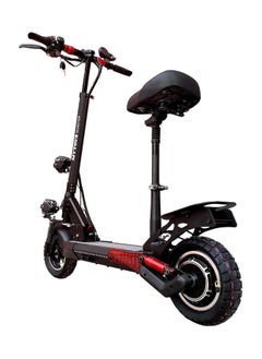 Cute ninos Electric scooter with comfortable seat, digital display, 48V battery, mobile stand, front and rear lights, front and rear aids, Bluetooth, and safety switches for safe and comfortable driving  - Image 4