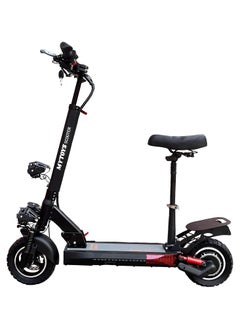Cute ninos Electric scooter with comfortable seat, digital display, 48V battery, mobile stand, front and rear lights, front and rear aids, Bluetooth, and safety switches for safe and comfortable driving  - Image 5