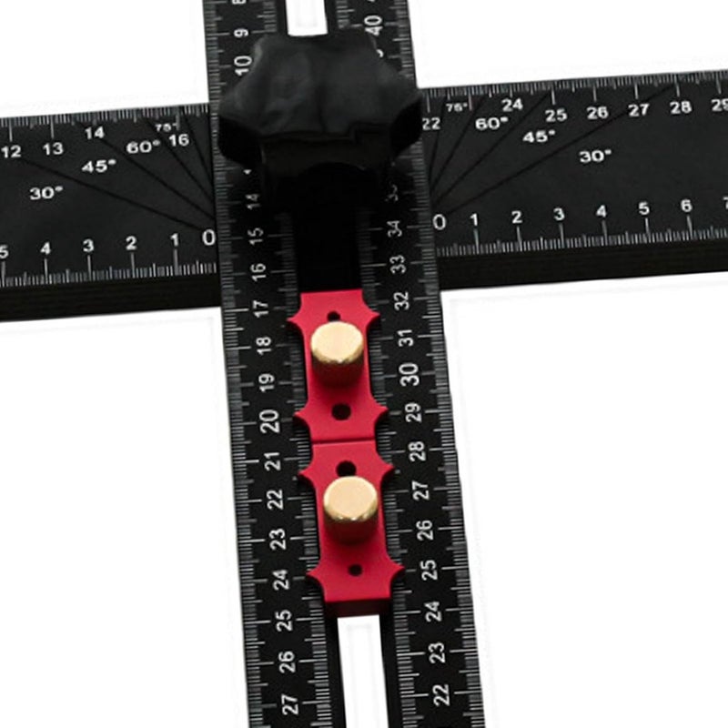 Aluminum Alloy Multi Angle Measuring Tool with Bubble Level for Woodworking Metalworking - Image 3