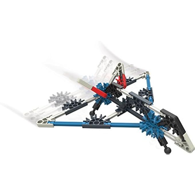 K'NEX - STEALTH PLANE BUILDING SET 60 PIECES FOR AGES 5 CONSTRUCTION EDUCATION TOY - Image 4