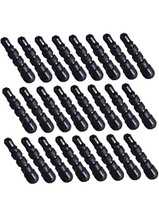 340Pcs Universal Device Dust Plugs for Headphone Jack Protection Black - Image 1