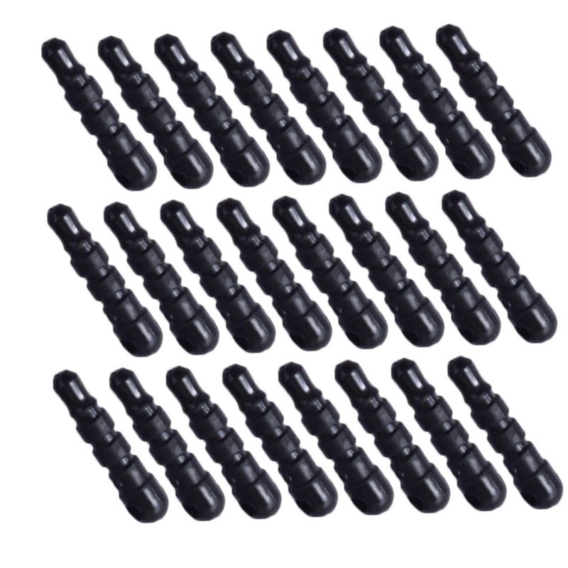 340Pcs Universal Device Dust Plugs for Headphone Jack Protection Black - Image 2