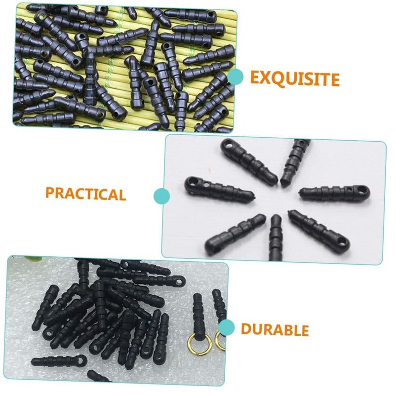 340Pcs Universal Device Dust Plugs for Headphone Jack Protection Black - Image 3