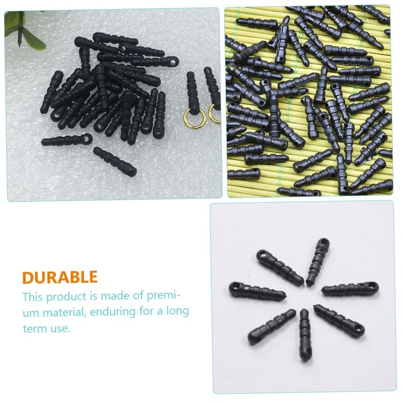 340Pcs Universal Device Dust Plugs for Headphone Jack Protection Black - Image 4