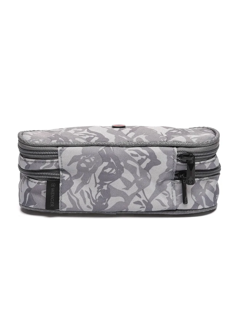 Wenger Back To School Two-Compartment Pencil Case - Grey