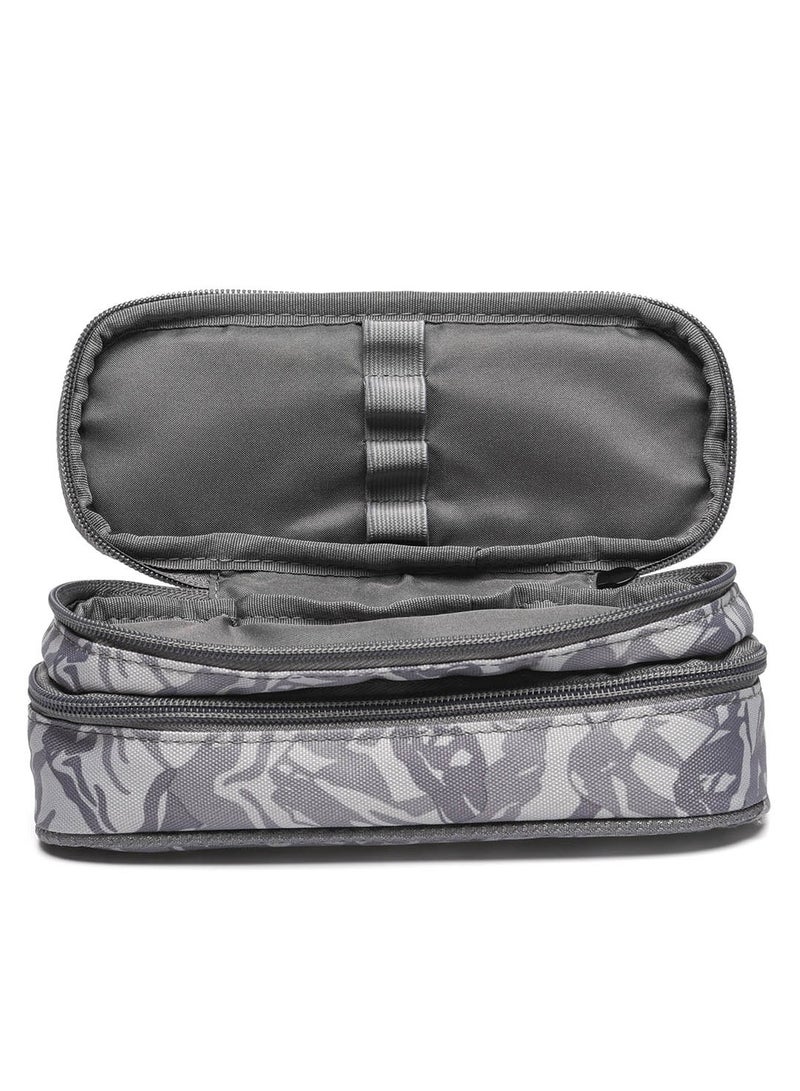 Wenger Back To School Two-Compartment Pencil Case - Grey - Image 4