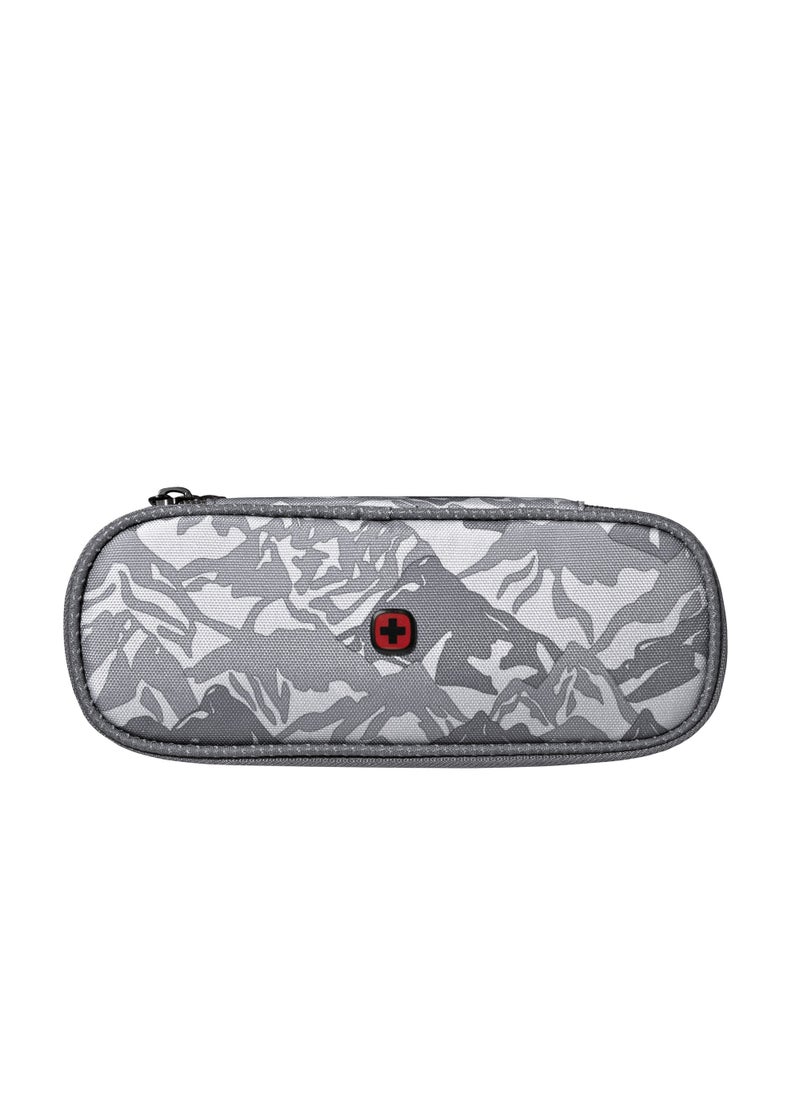Wenger - Back To School Two-Compartment School Pencil Case Grey - 653112 - Image 1