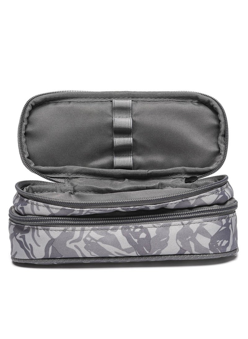 Wenger - Back To School Two-Compartment School Pencil Case Grey - 653112 - Image 1