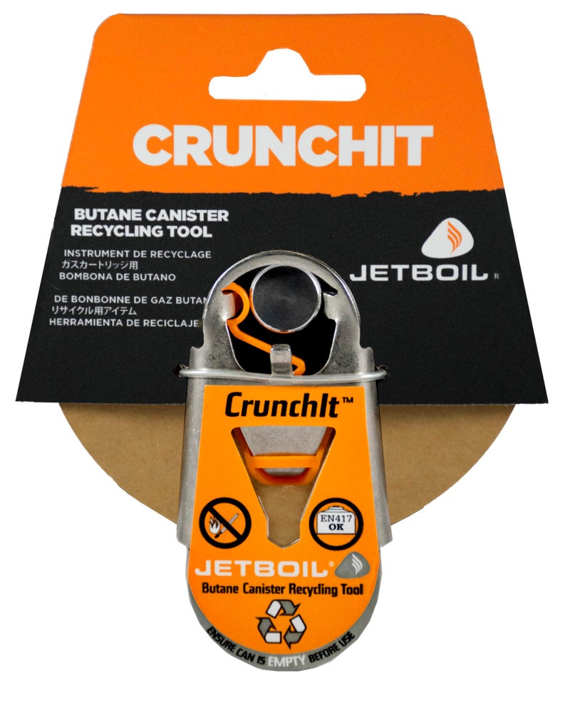 Jetboil Crunchit Fuel Canister Recycling Tool (Orange) - Image 2