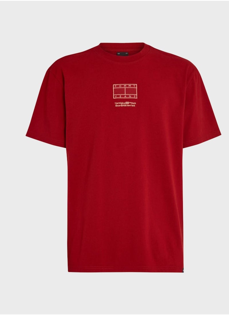 TOMMY JEANS - Logo Crew Neck T-Shirt - Image 1