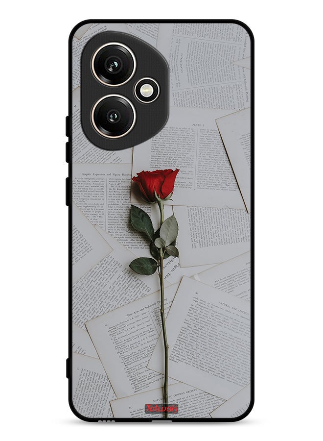 Tolwak Honor 400 Protective Case Cover Rose On Papers - Image 1