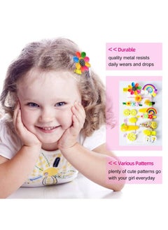 Lesha 56 Pcs Baby Hair Clips, Pin, Barrettes for Girls, Toddler Girls Accessories, Kids Clips Styling, Flower Rainbow Candy Fruits Butterfly Cute  - Image 5