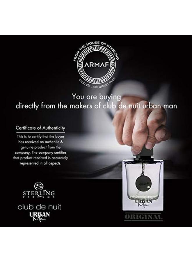 أرماف عطر كلوب دي نوي أوربان مان أو دو بارفان 105 مل للرجال أسود من هاوس أوف ذا ستيرلنج - Image 3