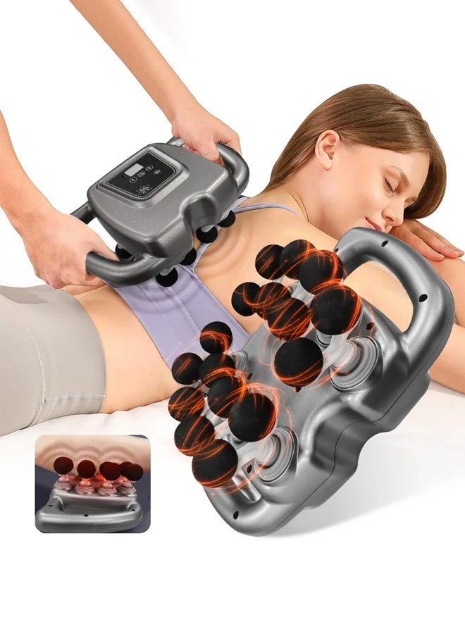 16 Heads Muscle Massage Gun, Full Body Massager 9 Modes & 99 Levels, Deep Tissue Percussion Massager Quiet Muscle Massage Gun for Back, Shoulders, Legs, Body Muscle Pain Relief Gift for Men and Women - Image 1