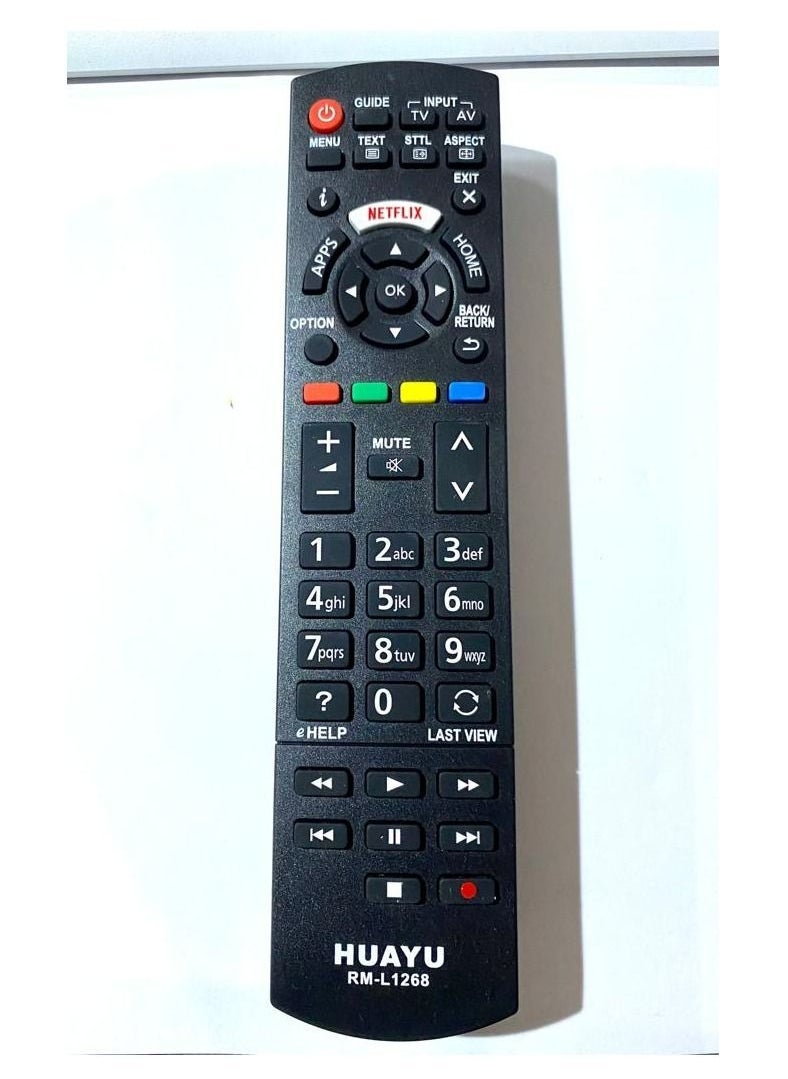 Remote Control For Panasonic TV Black