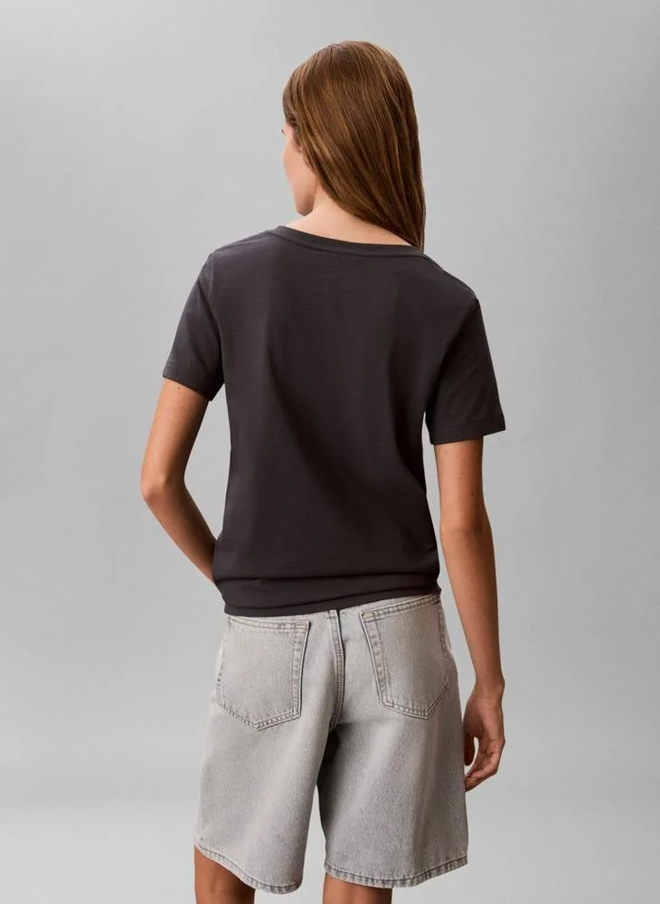 Calvin Klein Jeans Monogram V-Neck T-Shirt