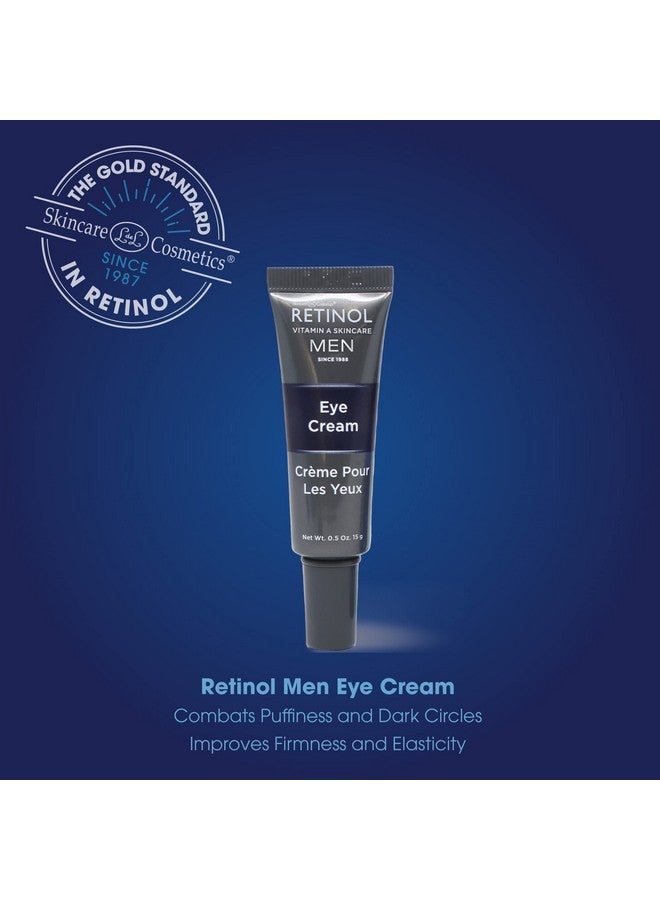 ريتينول كريم العين ريتينول للرجال، علاج العين الأصلي بالريتينول للرجال يستهدف منطقة تحت العين لتقليل الانتفاخ والهالات السوداء، وتعزيز الترطيب وتقليل علامات الشيخوخة المرئية بشكل كبير. - Image 3