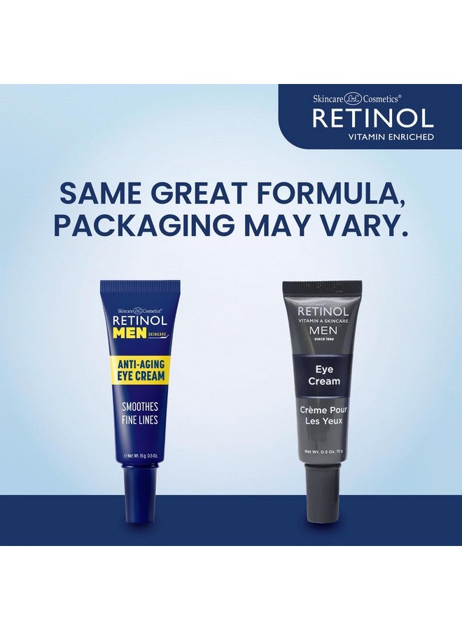 ريتينول كريم العين ريتينول للرجال، علاج العين الأصلي بالريتينول للرجال يستهدف منطقة تحت العين لتقليل الانتفاخ والهالات السوداء، وتعزيز الترطيب وتقليل علامات الشيخوخة المرئية بشكل كبير. - Image 2