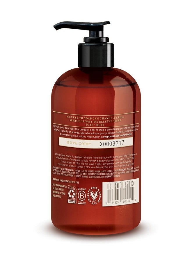 Soapbox Liquid Hand Soap Sea Minerals & Blue Irishand Soap For Bathroom And Kitchen 12Oz Pump Bottles (Pack Of 3) - Image 2