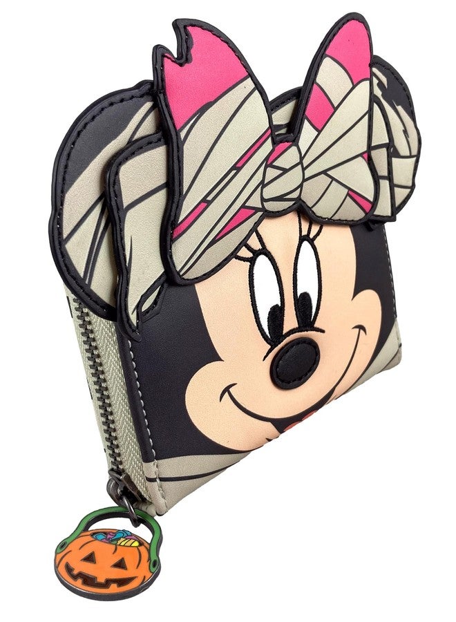 Loungefly Disney Minnie Mouse Mummy Halloween Faux Leather Wallet - Image 2