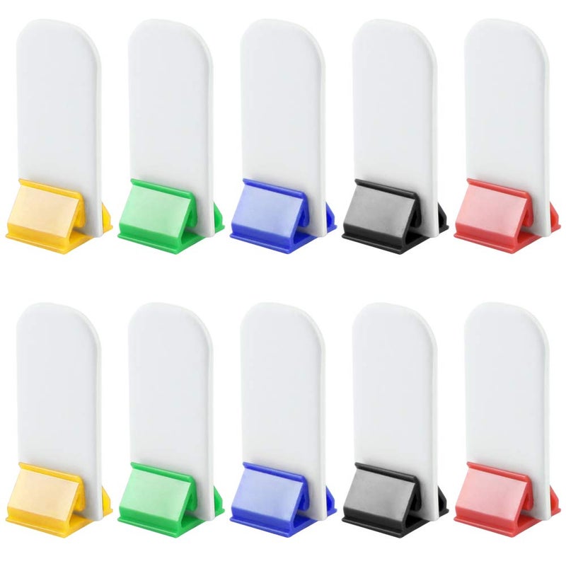 Bignc 50 Pack Colorful Game Card Stands, 50 Pieces White Blank Game Board Marker for DIY Board Game Party Favor - Image 4