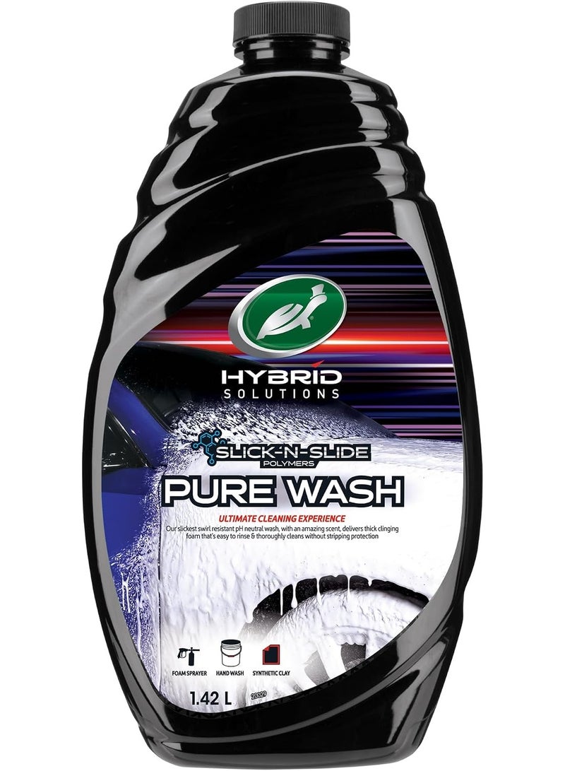 Turtle Wax Hybrid Solutions Pure Wash pH Neutral Car Shampoo, 1.42L - Image 1