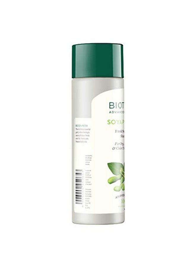 Biotique - Biotique Bio Soya Protein Fresh Nourishing Shampoo For Dry Damaged & Color Treated Hair 120 Ml/ 4.05 Oz. - Image 1