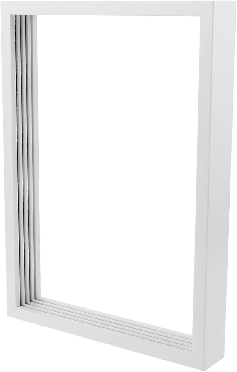 White Handprint Keepsake Frame DIY Family Footprint Art Display Wall Mount - Image 1