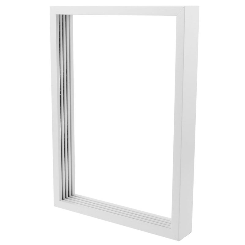 White Handprint Keepsake Frame DIY Family Footprint Art Display Wall Mount - Image 2