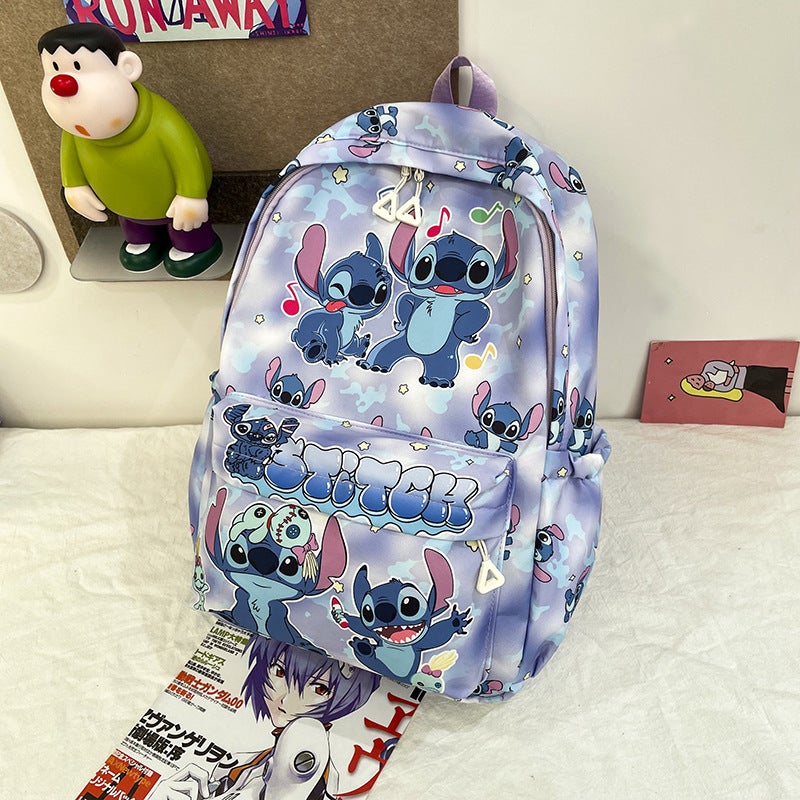 2025 Large Capacity Cool Anime Stitch Backpack for Kindergarten Kids, Lightweight and Cute - Image 2