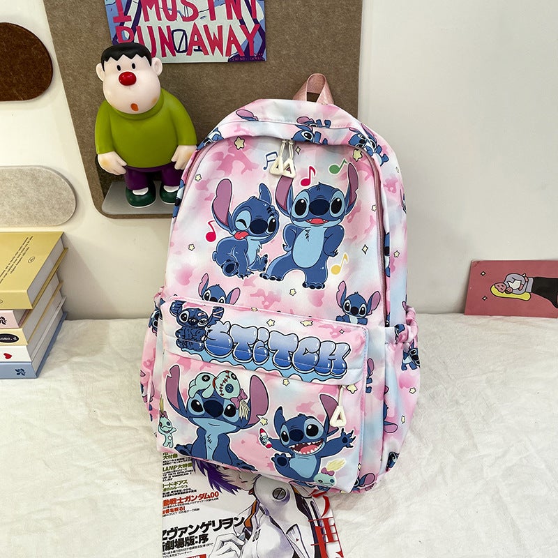 2025 Large Capacity Cool Anime Stitch Backpack for Kindergarten Kids, Lightweight and Cute - Image 3