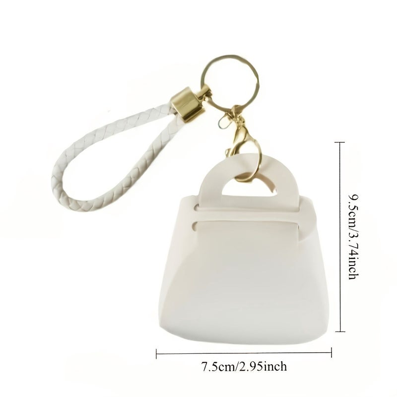 White Mini Bags Name Text Label 10 Pcs Artificial for Weddings Birthdays Corporate Gifts Branding Events Promotional Gifts for Her Him - Image 4