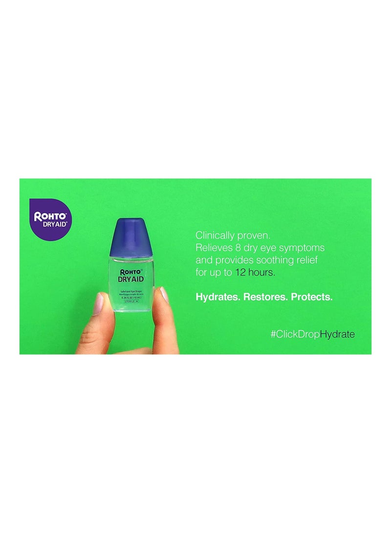 ROHTO Dry AID Intensive Dry Eye Relief - Eye Drops, 10 ml - Image 3