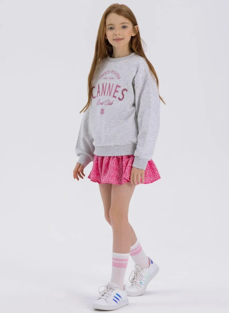 مينوتي Teen Girls Fleece Crew Neck Sweatshirt