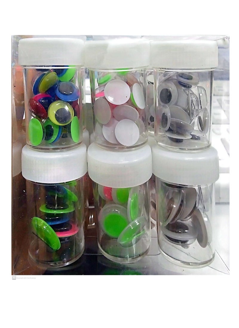 FLAMINGO EYES TUBE PVC 12 ASSORTED COLORS  - Image 2
