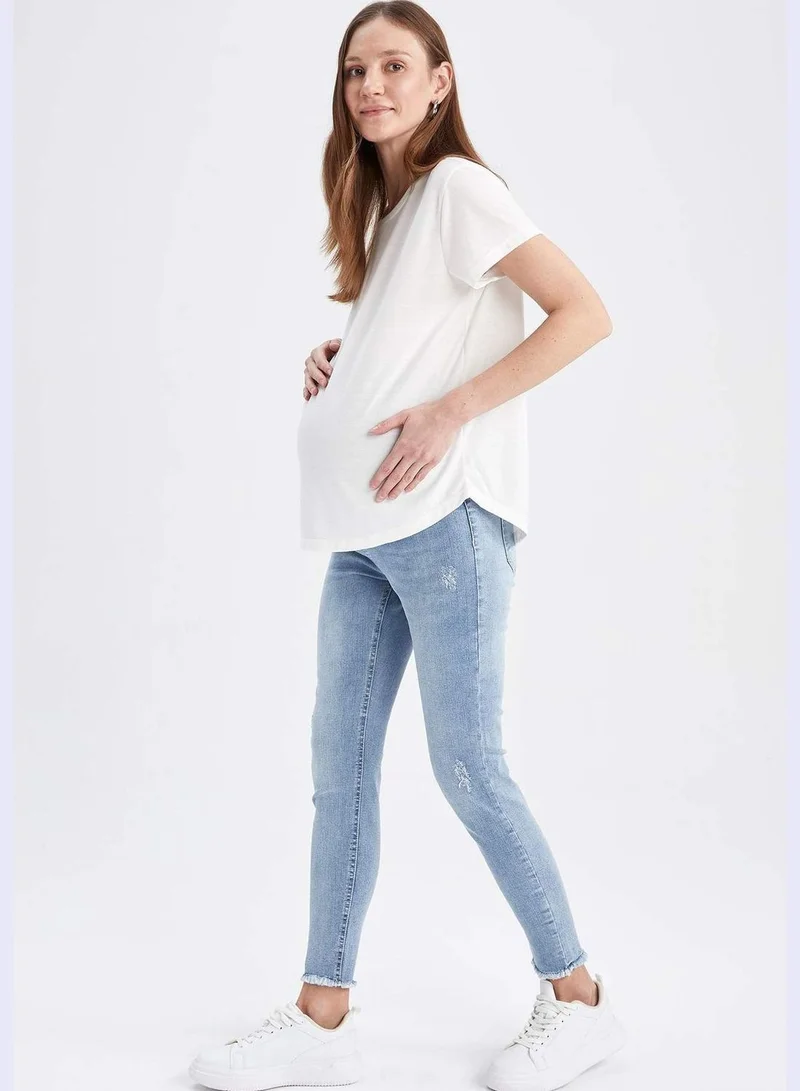 ديفاكتو Woman Skinny Fit Maternity Denim Trousers