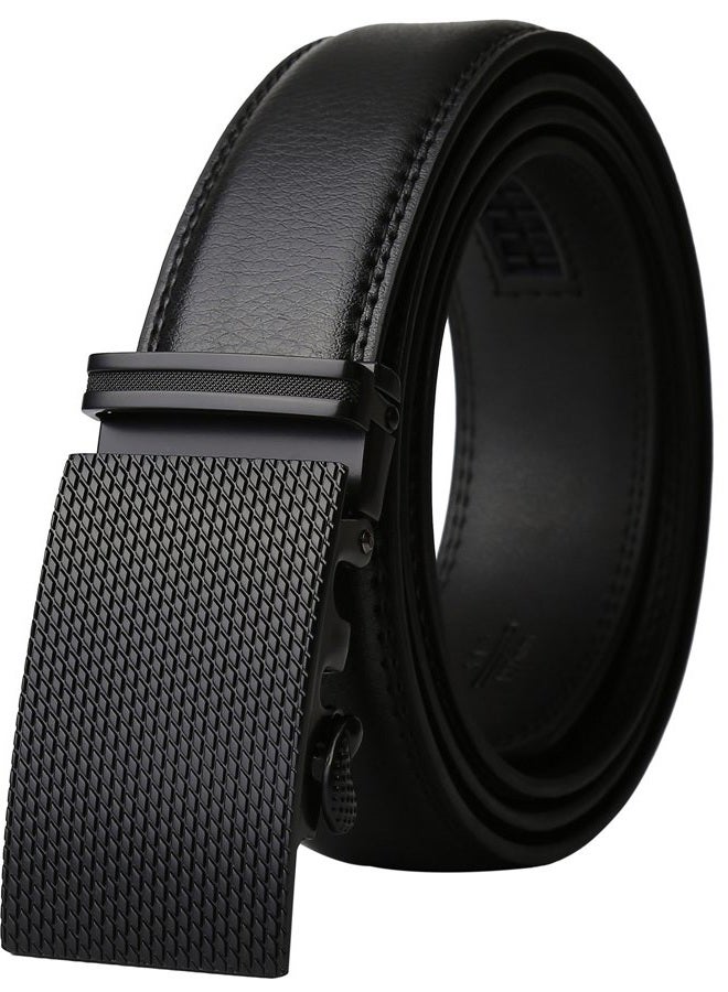 Lavemi Dante Men's Real Leather Ratchet Dress Belt with Automatic Buckle-Elegant Gift Box(55-0030) - Image 1