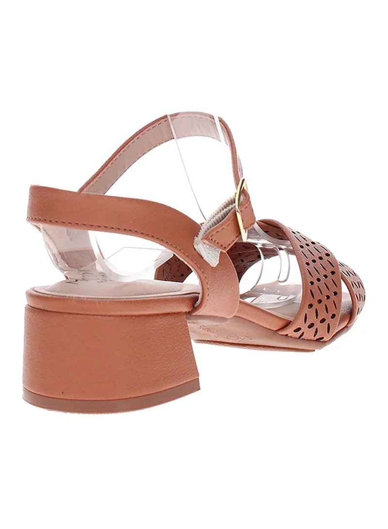 Modare Camel Modare Women’s Flat Sandals with Back Strap – Secure Fit and Lightweight Daily Wear for Women | Best Price UAE