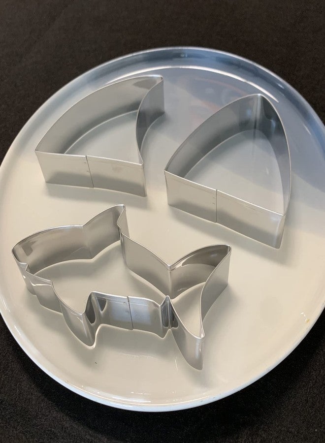 LUBTOSMN Large Shark Cookie Cutter Set-3 Pices-White Shark, Shark Fin, Shark Bite-Cookie Cutters Molds for Shark Themed Birthday Pool Party Supplies - Image 4