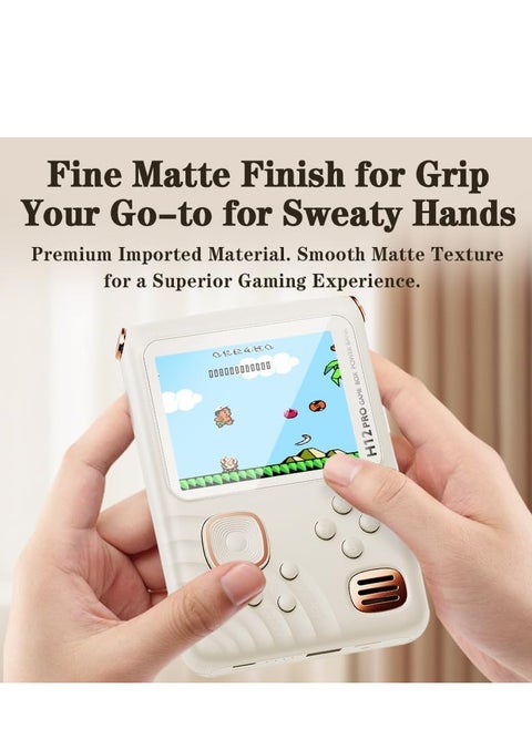 Handheld Game Console, 3.5 Inch Screen, Mini Games Console with 1000 Classical Games Portable Video Game Consoles, Handheld Gaming Console Support for Connecting TV & Two Players, Ideal Birthday Gift