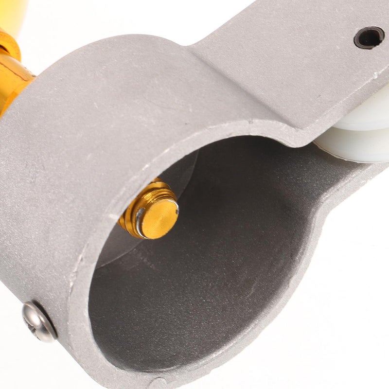 Heavy Duty Aluminum Flagpole Cap Pulley Truck Kit 2pcs with Top Ball Replacement - Image 4