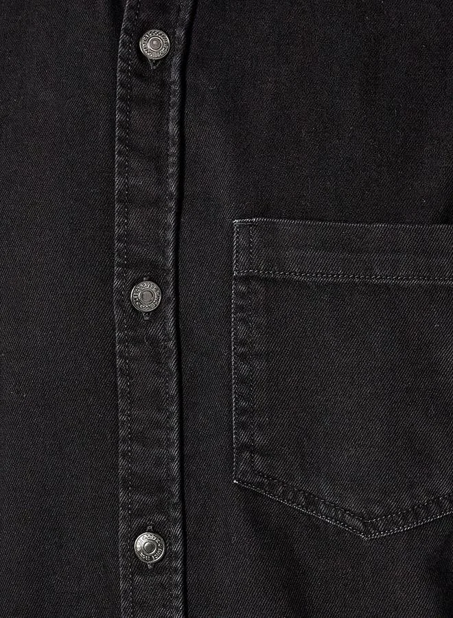Lee Cooper Lee Cooper Relaxed Fit Collared Short Sleeves Shirt
