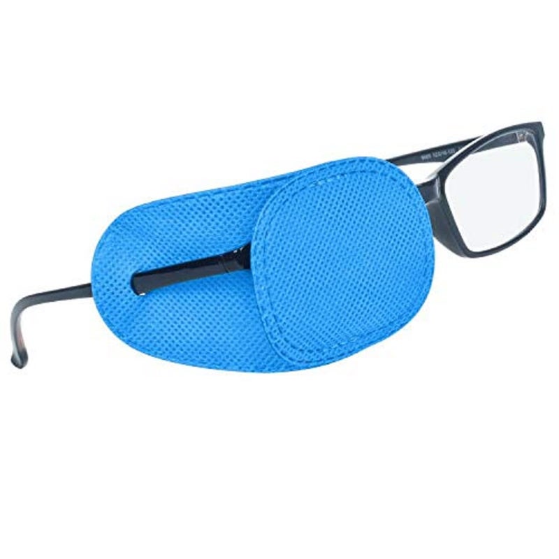 AUGEN AUGEN Eyepatch for Kids Amblyopia Eye Patches Kids Eye Patch Strabismus Lazy Eye Patch for Children Adults Blue Pack of 1 Pair  - Image 1