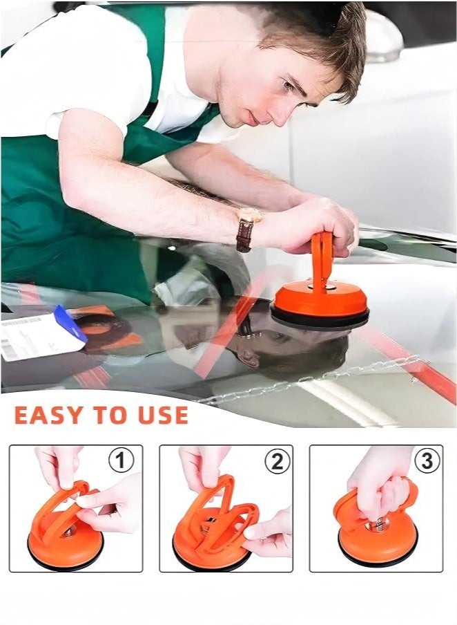 أداة سحب انبعاجات السيارات مع أكواب شفط، أدوات قوية لإزالة الانبعاجات، طقم إصلاح انبعاجات بدون طلاء لهيكل السيارة والزجاج والبلاط - Image 2