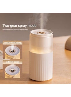 Generic USB Rechargeable Humidifier 250ml with Adjustable Night Light, Ideal for Home, Office, and Car Use, White  - Image 5
