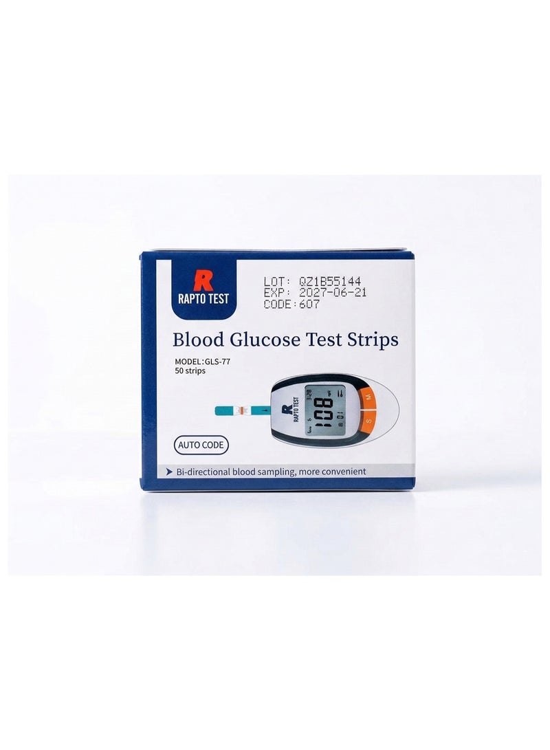 عبوة شرائط Rapto Test متوافقة مع GLS-77 تصميم محكم وسهل الاستخدام مع امتصاص سريع للعينة للاستخدام اليومي - Image 1